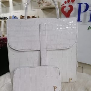 White Leather Bag
